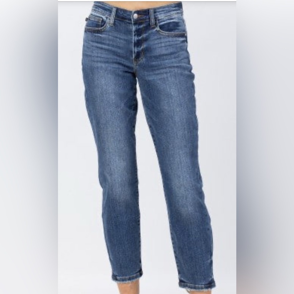 Judy Blue Boyfriend Jeans 5/27 Non-Distressed